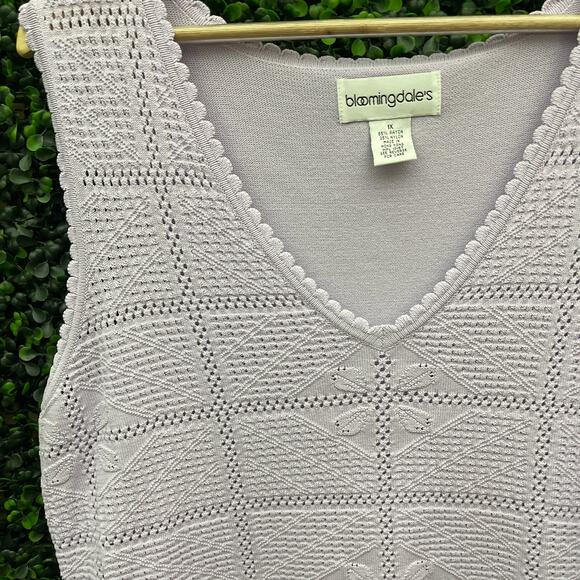 Bloomingdale’s, Knit Sleeveless Blouse, Women’s Size XL - Picture 5 of 7